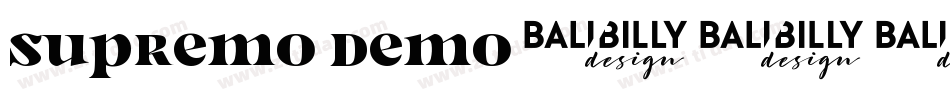 Supremo Demo字体转换